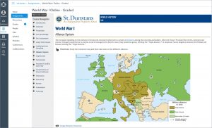 CourseArc embedded in Canvas