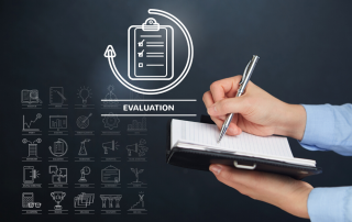 Evaluation hand checklist icon