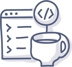 person working on developing an online course