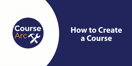 how to create a course