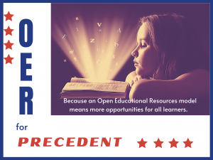 Child reading book with mock presidential campaign stating 