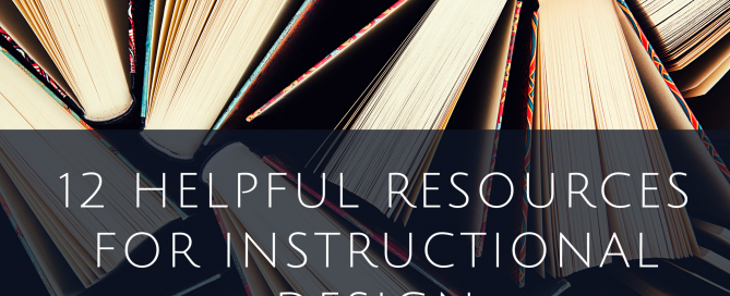 Banner that reads 12 Helpful Resources with group of books in background