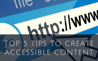 magnified image of website url